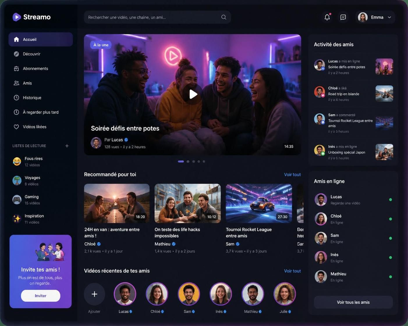 découvrez faljam, la nouvelle plateforme qui révolutionne le partage de vidéos entre amis. partagez, regardez et échangez vos vidéos facilement dans une ambiance conviviale.