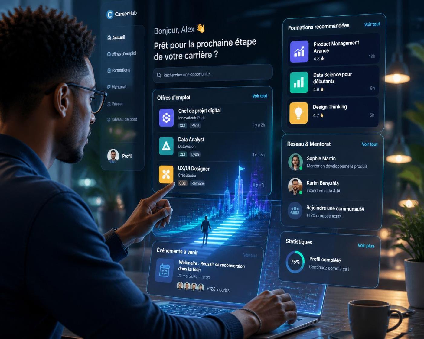 découvrez into the job, la plateforme innovante qui facilite et révolutionne votre entrée dans le monde professionnel grâce à des outils adaptés et un accompagnement personnalisé.