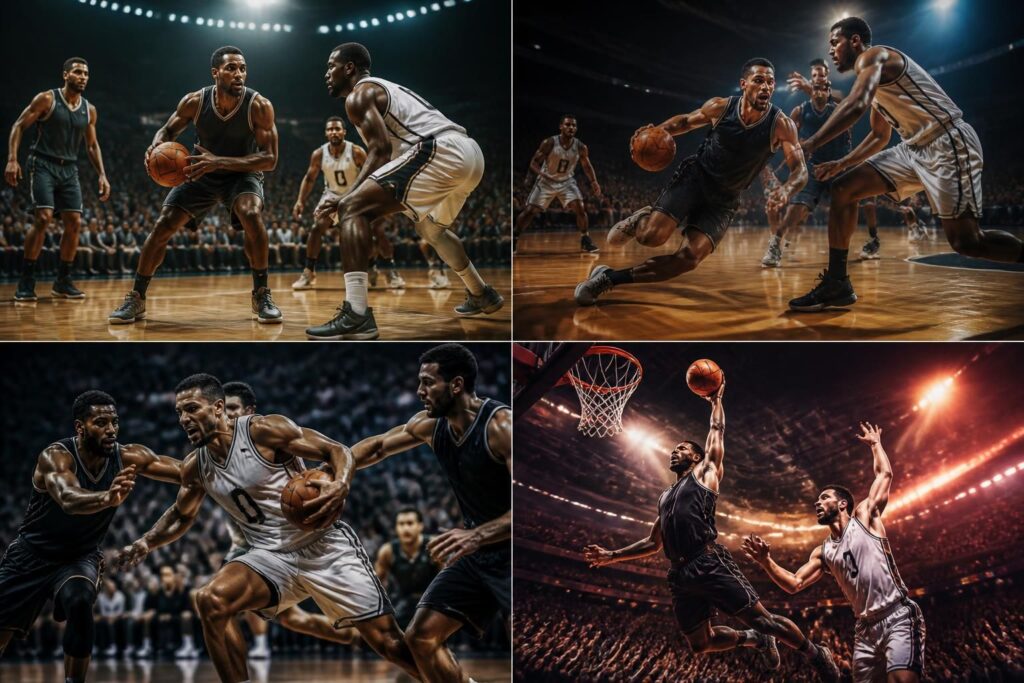 découvrez comment chaque quart-temps influence le rythme et la dynamique d'un match de basketball, avec des stratégies clés et des moments décisifs.