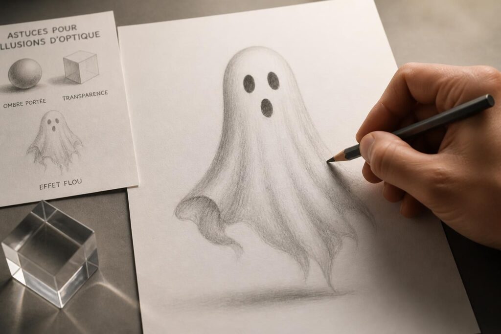 découvrez des astuces simples pour réaliser facilement des dessins fantômes et créer des illusions étonnantes en un coup de crayon.