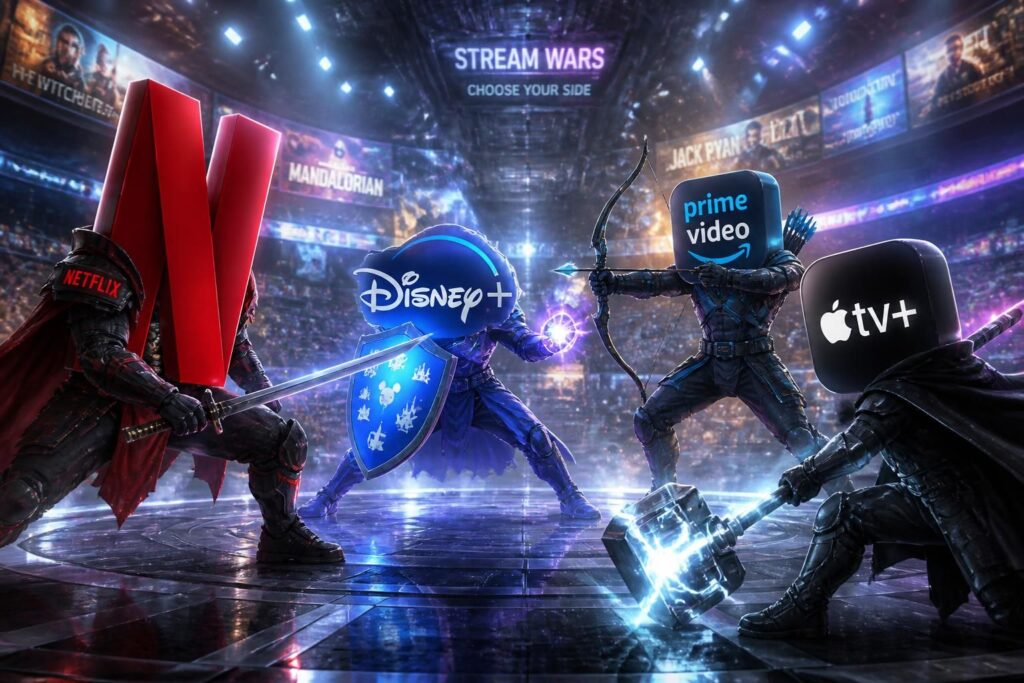découvrez l'analyse de la compétition acharnée entre les plateformes de streaming et découvrez qui pourrait l'emporter dans cette bataille féroce pour les abonnés.