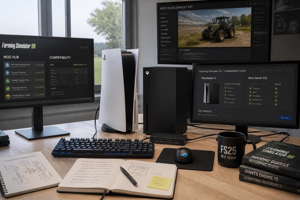 découvrez easy development controls fs25, le mod incontournable pour une compatibilité optimale sur ps5 et xbox, améliorant votre expérience de jeu farming simulator 25.