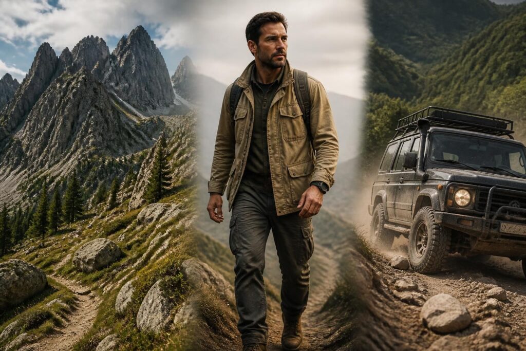 découvrez la définition de "rugged" en anglais et explorez ses différentes acceptions, du terrain accidenté à la personnalité robuste.