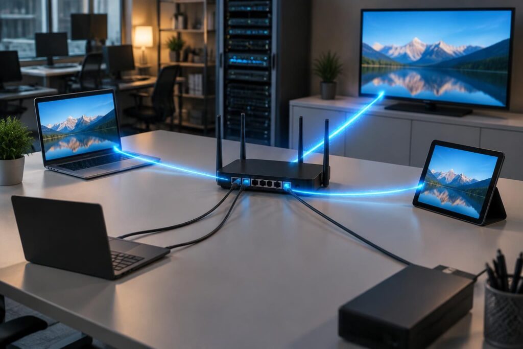 découvrez la multidiffusion en réseau informatique : son fonctionnement, ses avantages et la manière dont elle transmet des données à plusieurs destinataires.