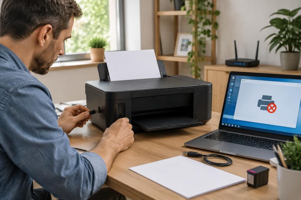 découvrez pourquoi votre imprimante hp est hors connexion sous windows 11 ou une version antérieure et suivez nos solutions pour rétablir la connexion.